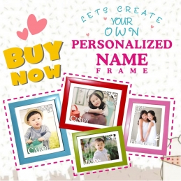 Personalized Poly Frame - Name Frame