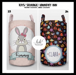 Personalized Toys Bin/ Storage Bin 1