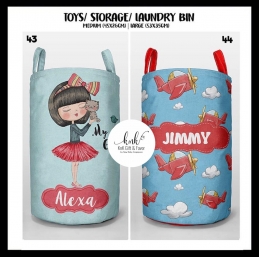 Personalized Toys Bin/ Storage Bin 3