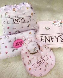 Personalized 4 pcs Baby gift set