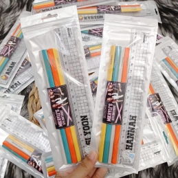 Set of 12 - Pencil Ruler set