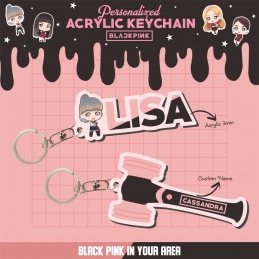 Acrylic Keychain set of 6 pcs