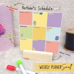 Acrylic Small Weekly Planner