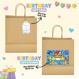 Hang tag & Sticker (set of 20)