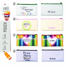 Teacher's Day Simple Pouch - Set of 12