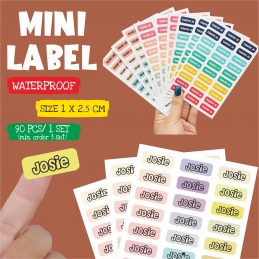 Set of 3 Mini Label