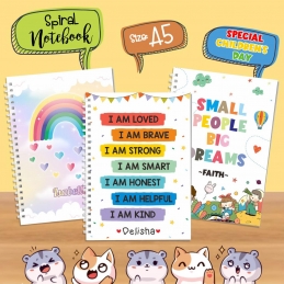 Children's Day Spiral Notebook set of 3