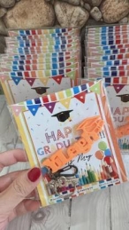 3D Bagcharm Graduation Theme Set of 6