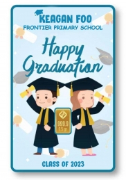 Graduation Gold Bar