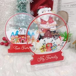 Christmas Snowglobe Standee