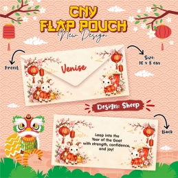 2027 CNY Flap Pouch (Reusable Angbao) - MIN 24 pcs