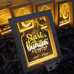 LED Wooden Frame