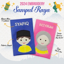 2024 Embroidery Sampul Raya - set of 2