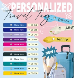 Travel Tag Set of 3 pcs
