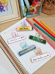 Teachers' day Paper Clip - set of 4 pcs