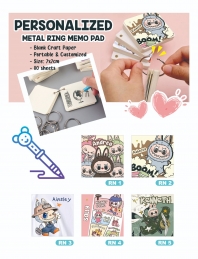 Set of 3 Mini memo pad - children's day