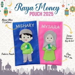 2025 Embroidery Raya Money Pouch - set of 2