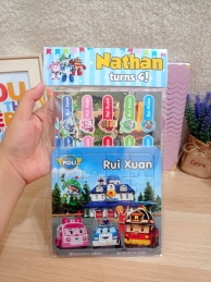 Label and Puzzle Set - set of 12